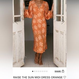 Hello Molly Raise The Sun Midi Dress LIKE NEW